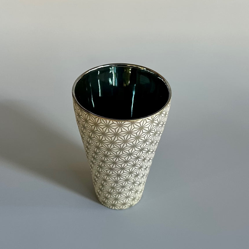 タンブラー刺子 ゴールド