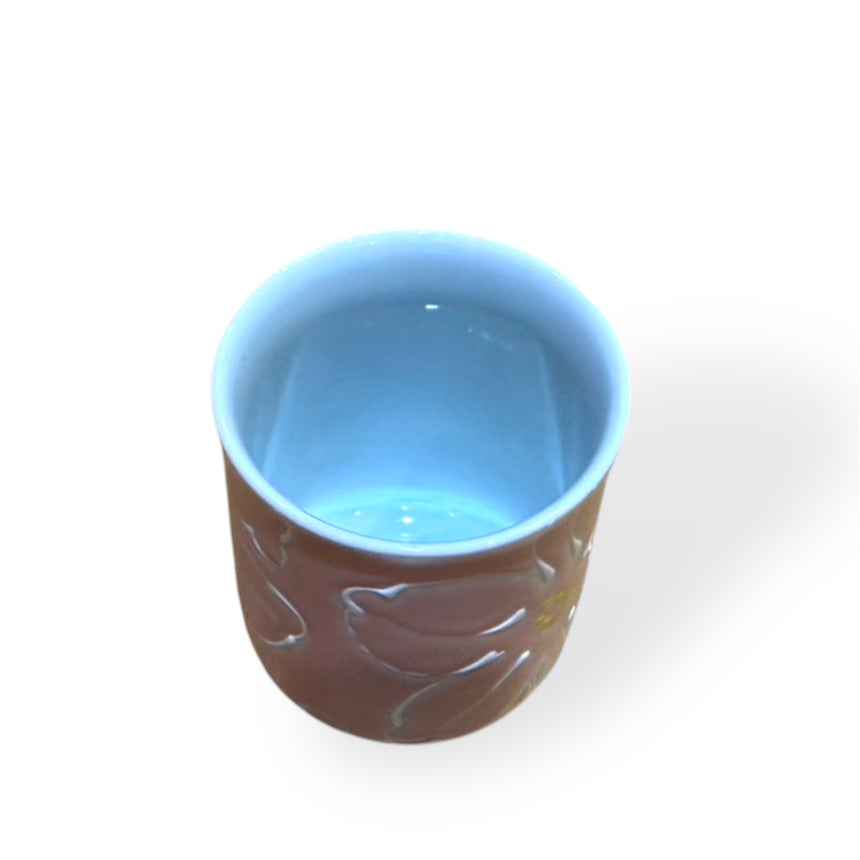 湯呑 花 ピンク