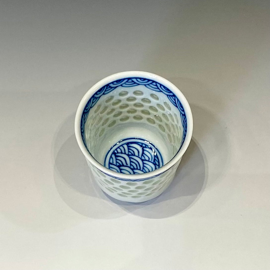 水晶青波海ぐい吞
