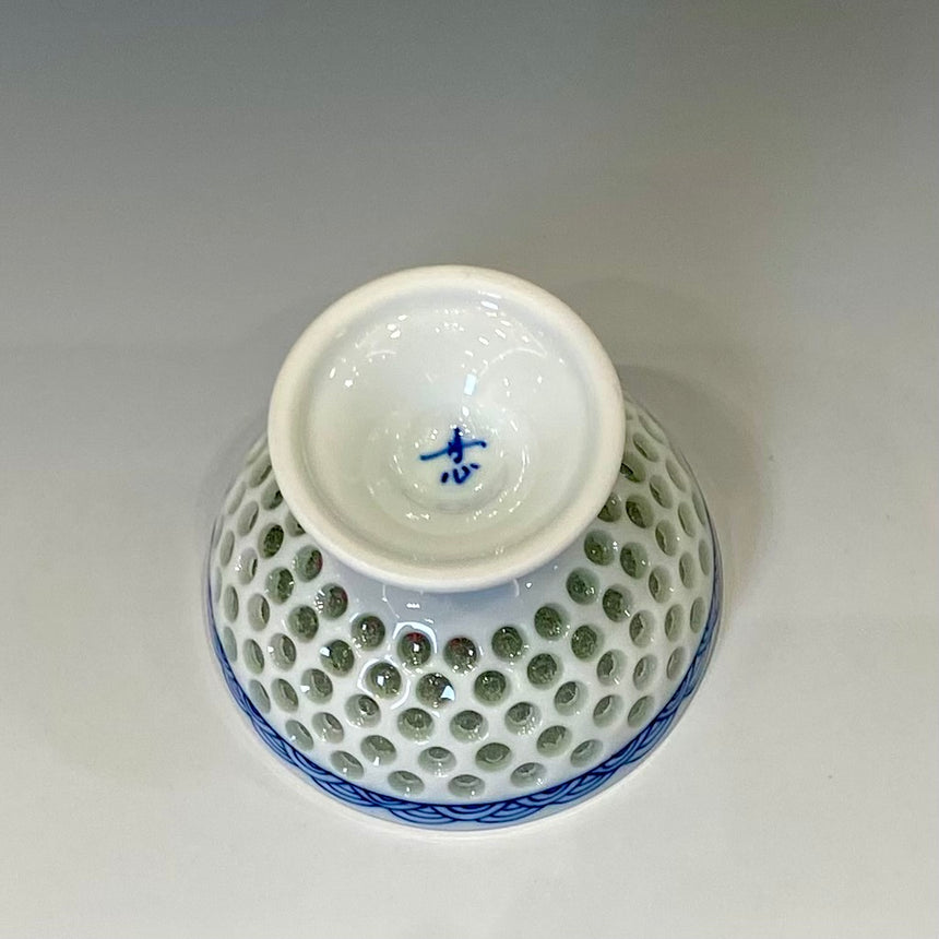 水晶青波海馬上杯