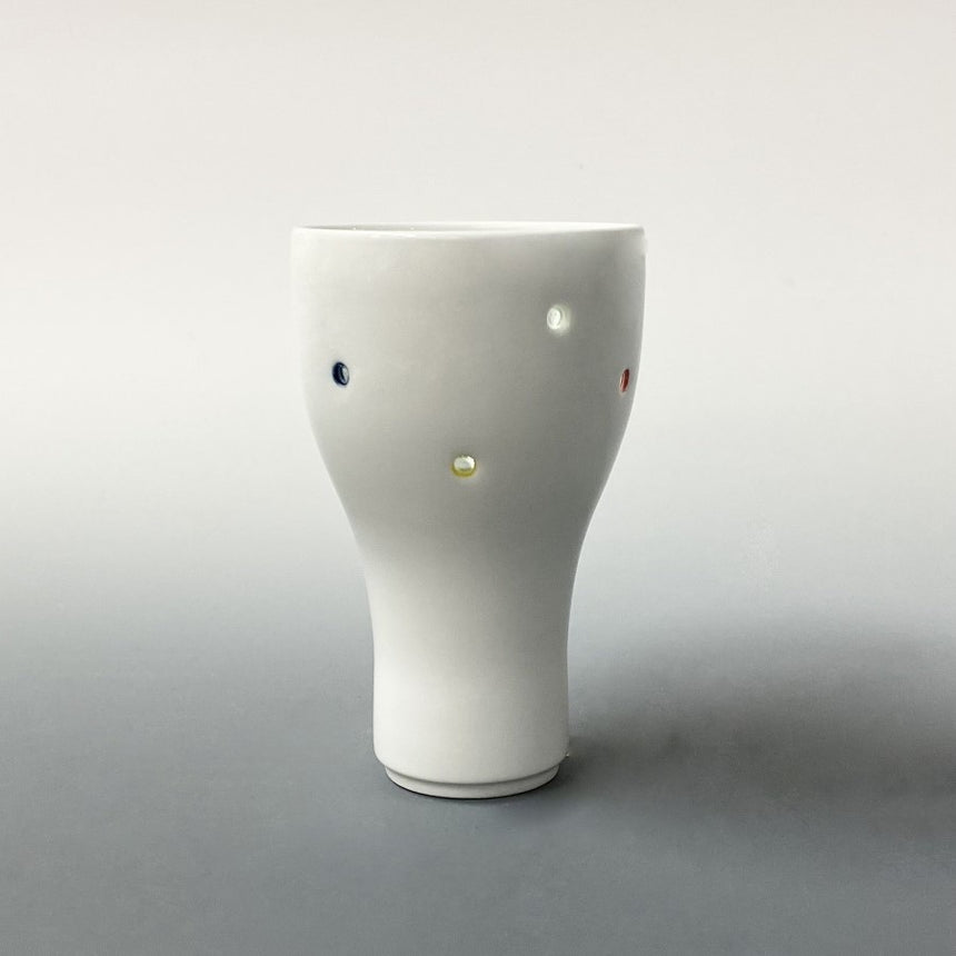 水晶カラフルドットタンブラー