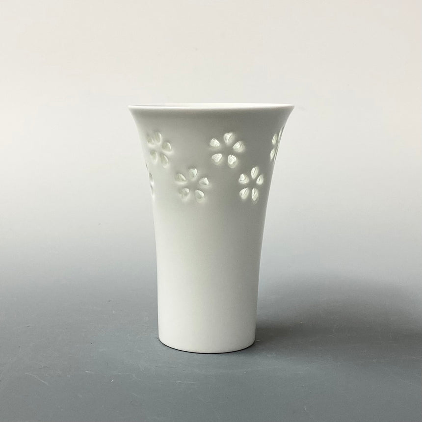 水晶シンプル花コップ