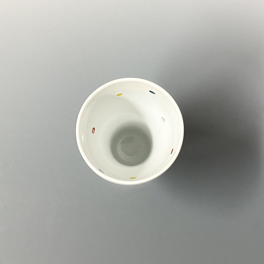 水晶カラフルドットタンブラー