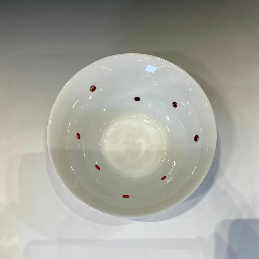 水晶アクアボウル 赤