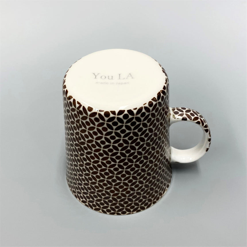 薄づくりマグカップ 七宝 茶色