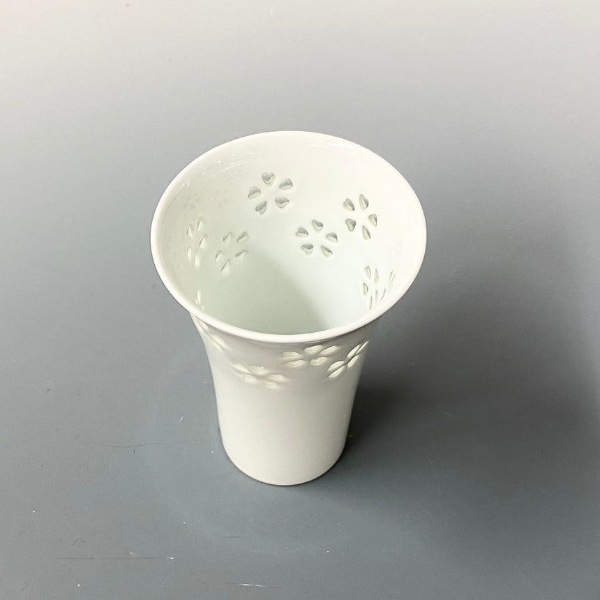 水晶シンプル花コップ