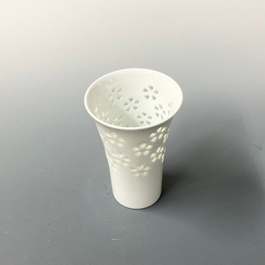 水晶花コップ