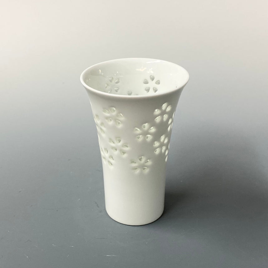 水晶花コップ