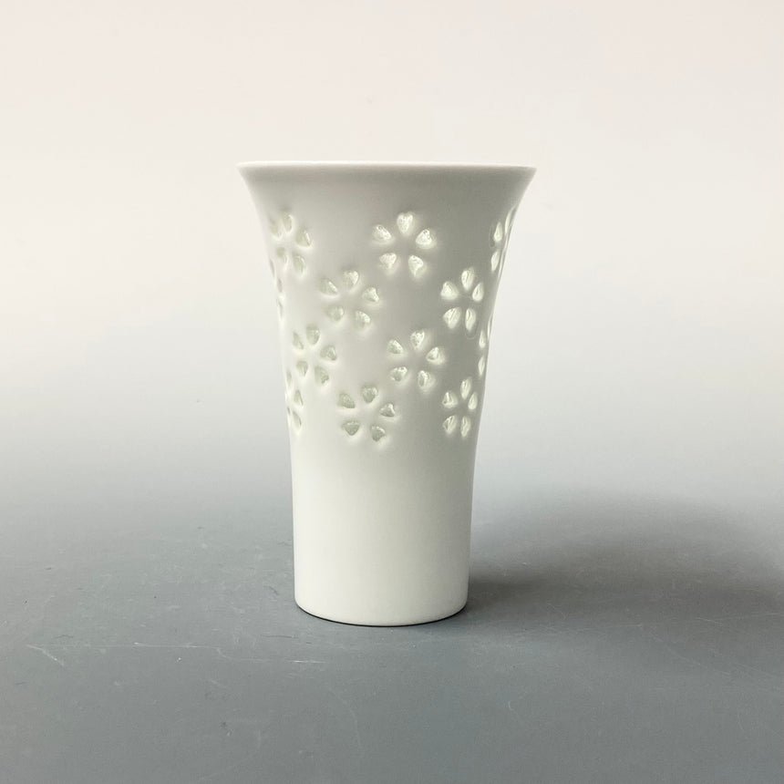 水晶花コップ