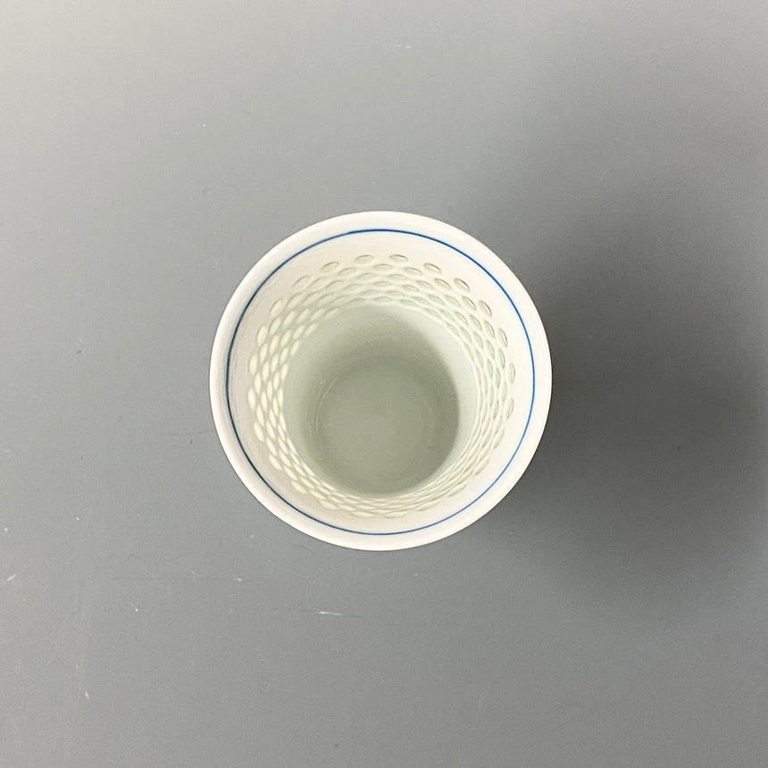 水晶青海波コップ