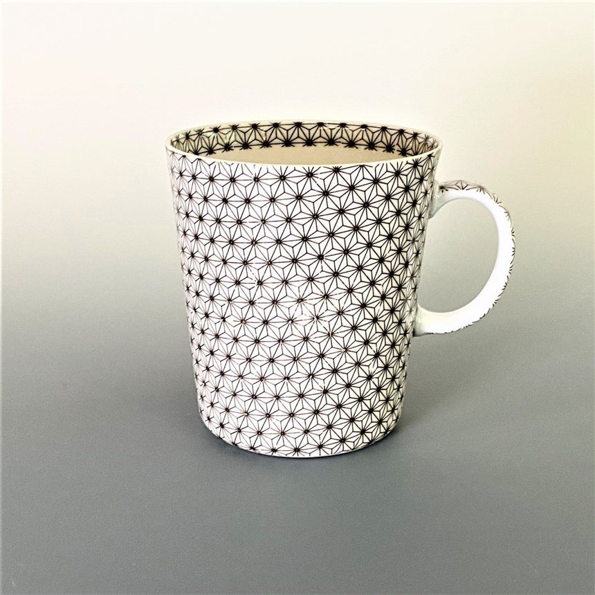 薄づくりマグカップ 刺子茶色