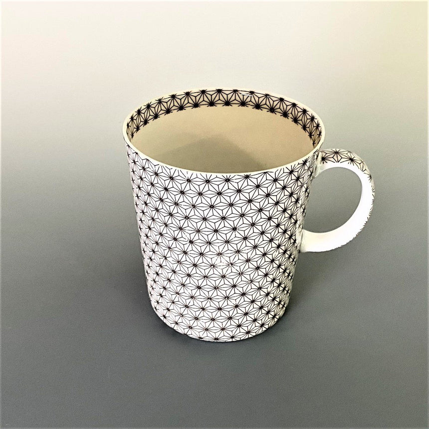 薄づくりマグカップ 刺子茶色