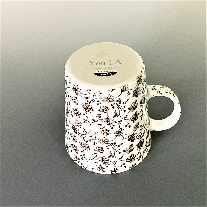 薄づくりマグカップ  なずな茶色