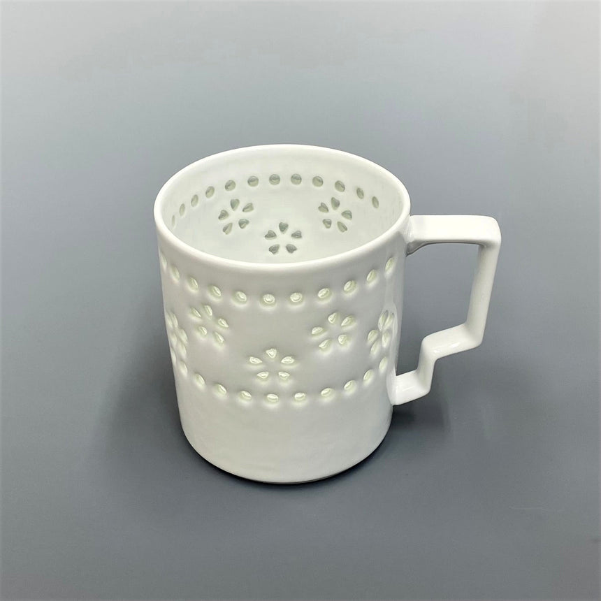 水晶花リングマグカップ