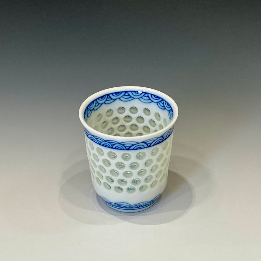 水晶青波海ぐい吞