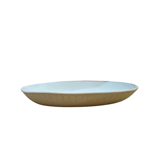 楕円皿　ホワイト