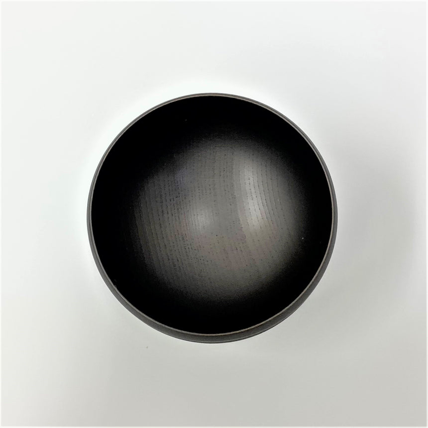 Soup bowl TSUMUGI quince (Black)
