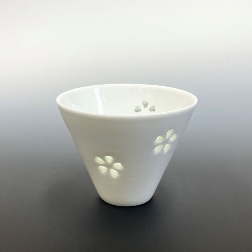 Crystal flower cup