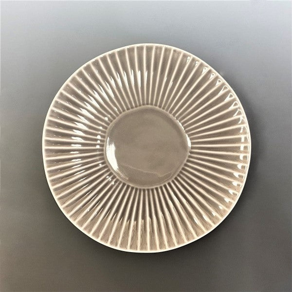 Sinogi plate, large dish, gray