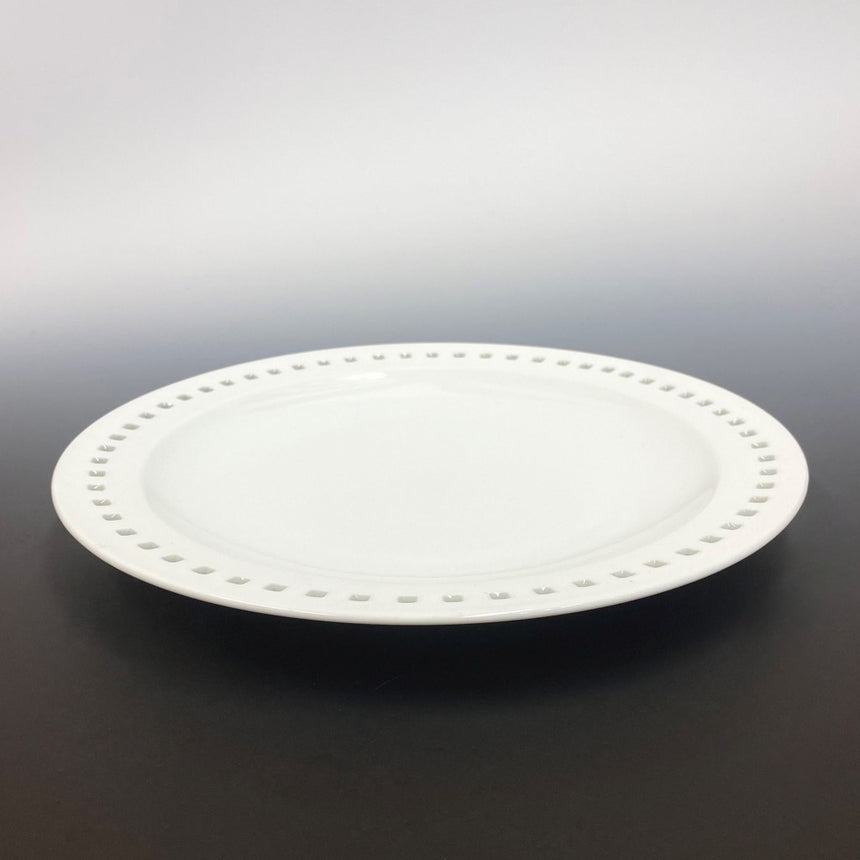 Crystal Square Round Plate L
