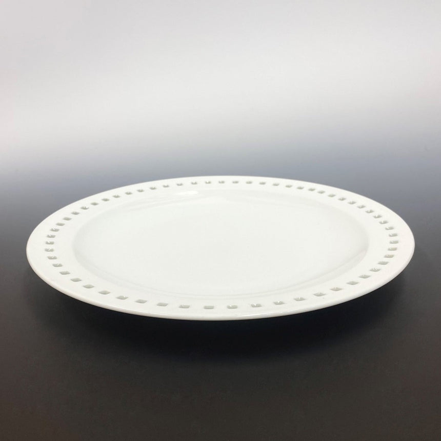 Crystal Square Round Plate S