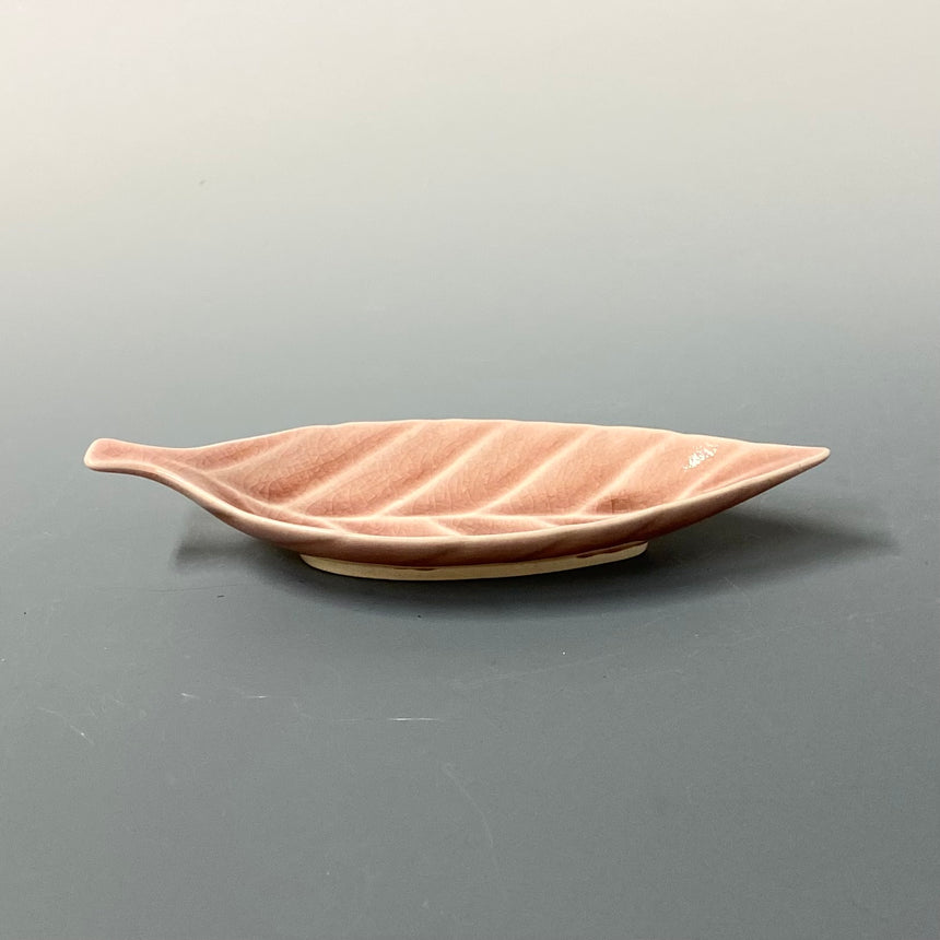 Leaf plate S pink