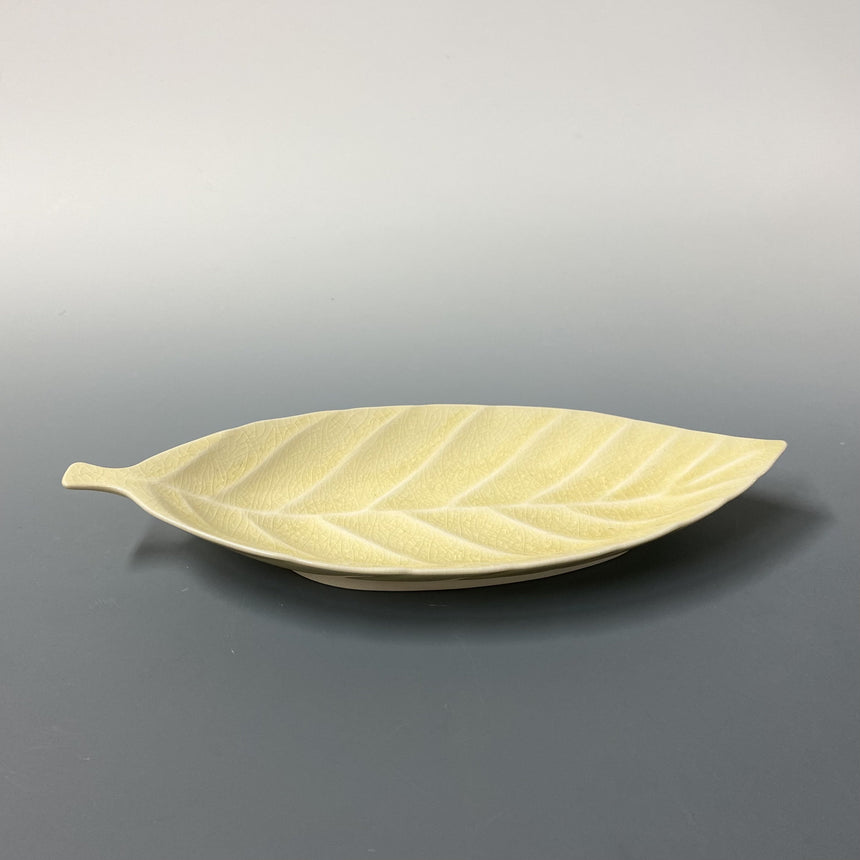 Leaf plate L yellow